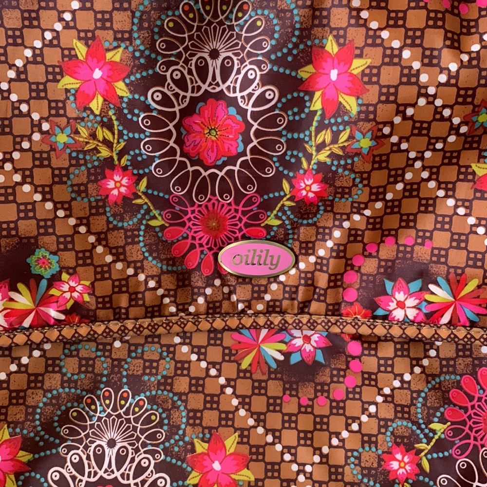 Oilily Brown and Pink Baby Bag Set - Picture 3 of 11